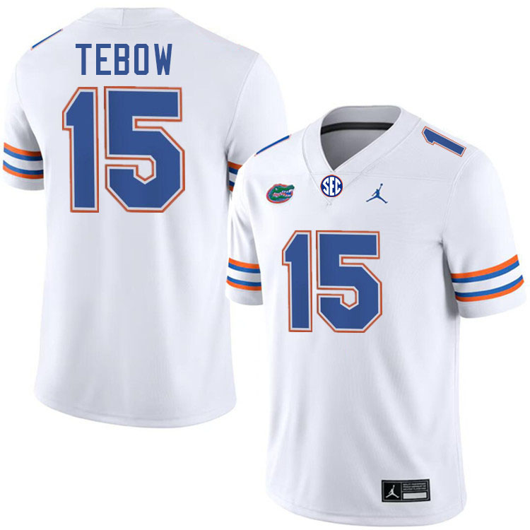 Tim Tebow Florida Jersey,Florida Gators #15 Tim Tebow Jersey Youth Uniforms-White Tim Tebow Florida Jersey,Florida Gators #15 Tim Tebow Jersey Youth Uniforms-White